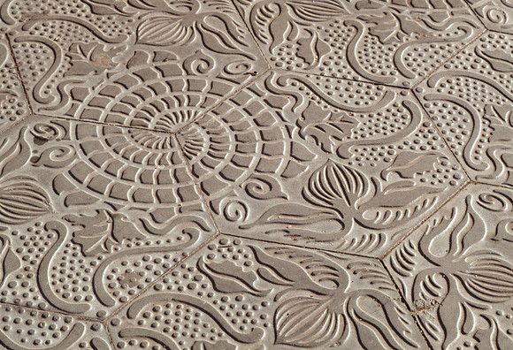 Sidewalk Pavers - Barcelona, Spain