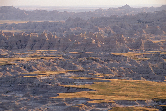 Badlands Panorama West - The Badlands, South Dakota, USA