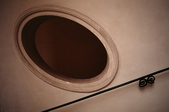 Oculus and Railing - Rome, Italy