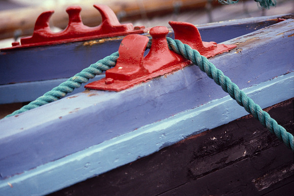 Mooring Cleats and Rope - Stockholm, Sweden