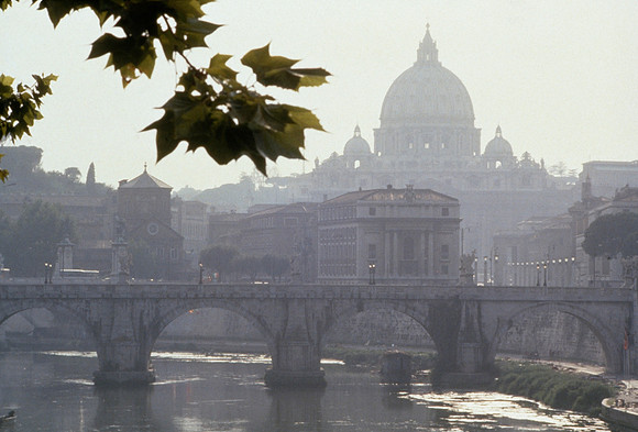 St. Peter's and the Tiber - Rome, Italy