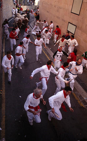 Running of the Bulls - Pamplona, Spain